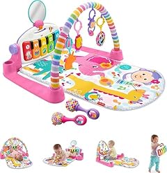 Baby toy gym that is a piano they can kick