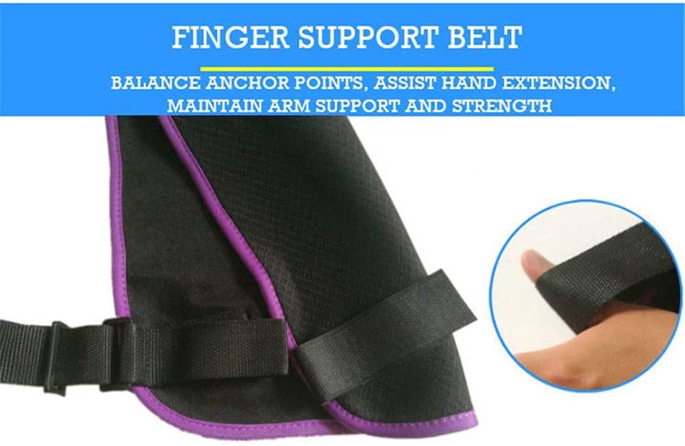 Inmovilizador de hombro con cabestrillo de brazo médico Soporte de manguito rotador Inmovilizador de hombro Correa de soporte médico para muñeca de codo de brazo fracturado roto, brazo ajust