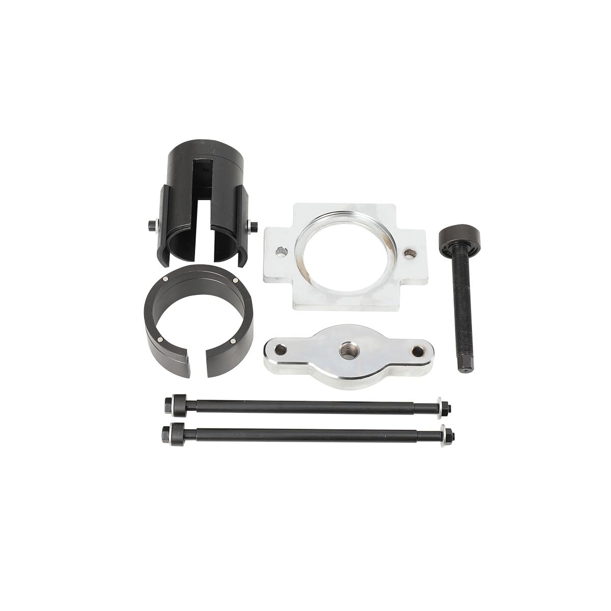 Set di Strumenti per linserimento dei Silent Block del Ponte Posteriore in Valigetta, per boccole Corte, Compatibile Ford Mondeo S-Max Galaxy Volvo XC/V