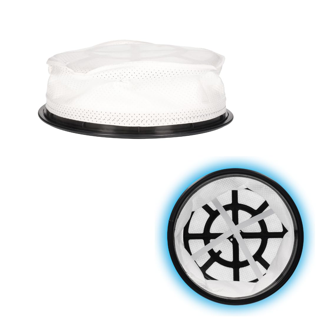 Compatible 12" Replacement Filter (Finest-Filters) for Numatic Henry, Hetty and James | Fits Models Using 12-inch Microfibre and Plastic filter | High-Flow Cloth Central Fitting- 1 Pack