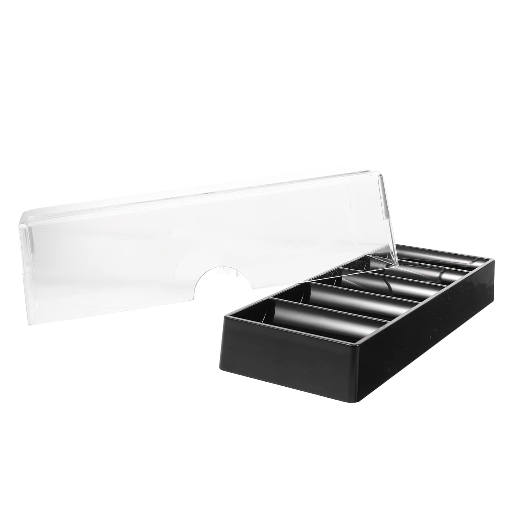 BESPORTBLE Acrylic Poker Chip Box Portable Storage Case for Chips Transparent Design Organizes and Safeguards for Game Night and Tidy Tables