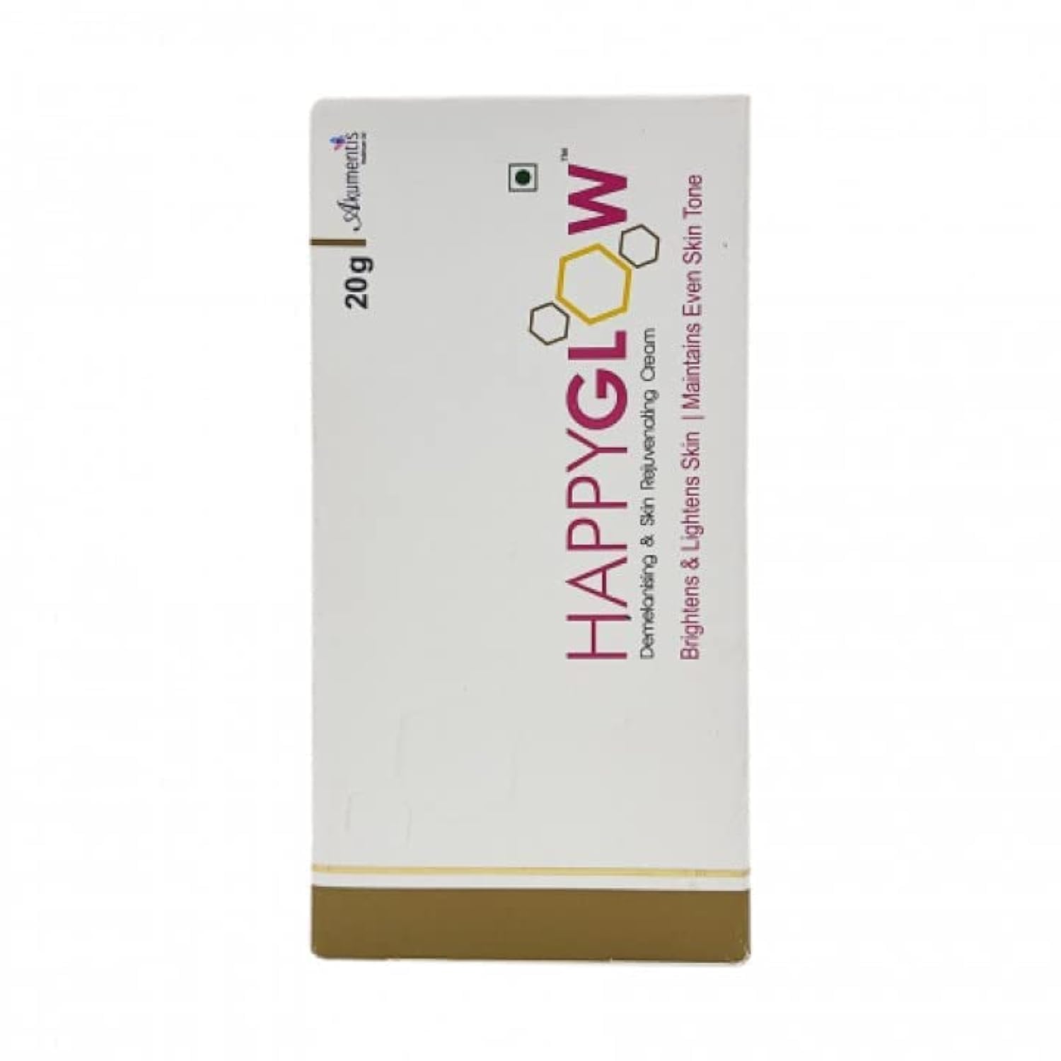 Happy-Glow Brightens & Lightens Skin rejuvenating Cream 20g 1pack