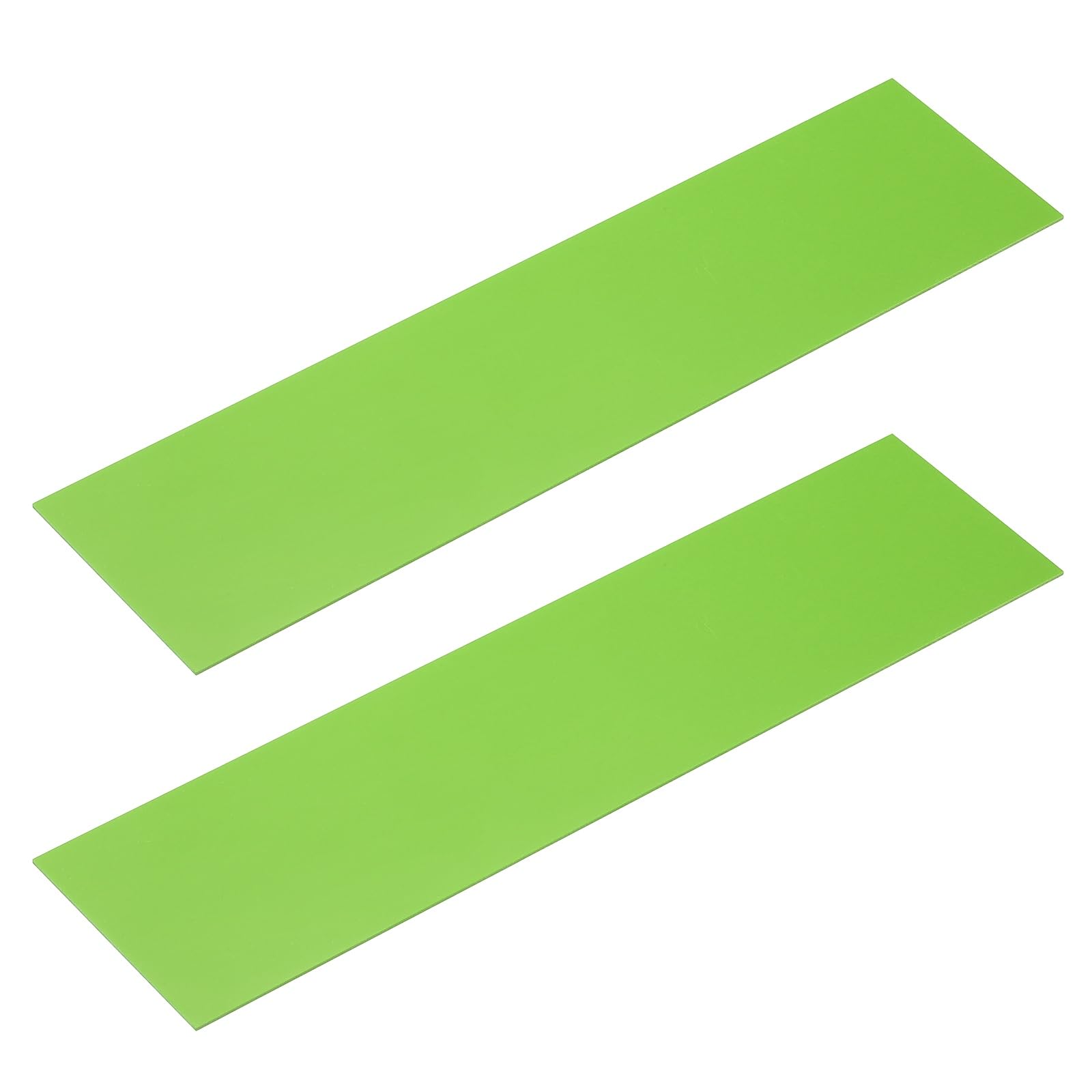 sourcing map 2Pcs Knife Handle Liner 12"x3"x0.06" G10 Spacer Grass Green — image 1