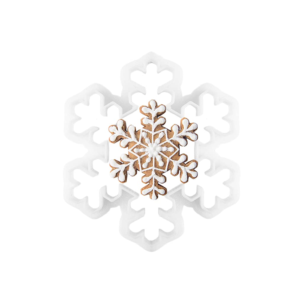 Elnwnnkc Fondant Molds Exquisite Snowflake Resin Cake Decorating Tool for Kitchen Gift Cake Molds for Baking