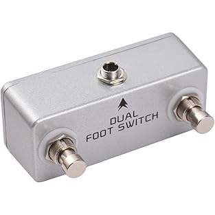 Dual Channel Control: Operate two amplifier or pedal channels independently with a single pedal, enabling seamless switching between clean and overdrive tones or multiple effects setups. Durable Aluminum Alloy: Constructed with high-strength aluminum...