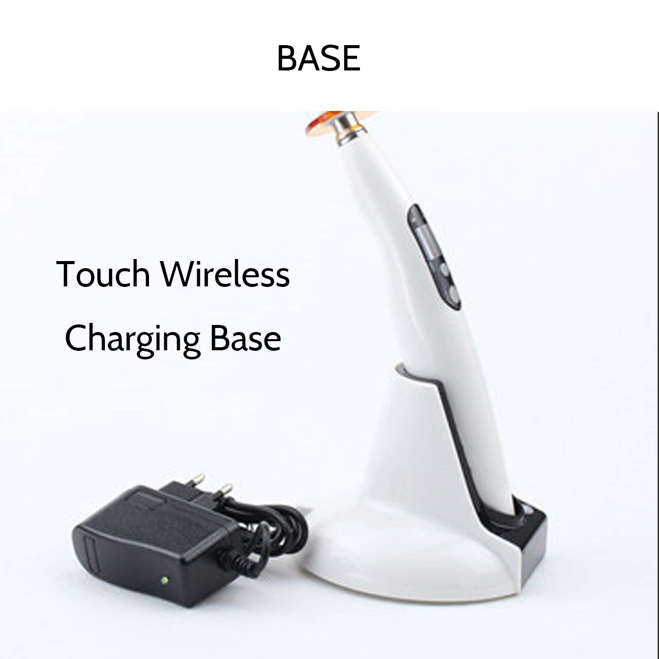 Lampe en Résine Composite 1500 MW/cm² avec Synchronisation Intelligente, Fonction Anti-Court-Circuit, 3 Modes, Station d'accueil Rechargeable, Longueur d'onde 420-480 nm