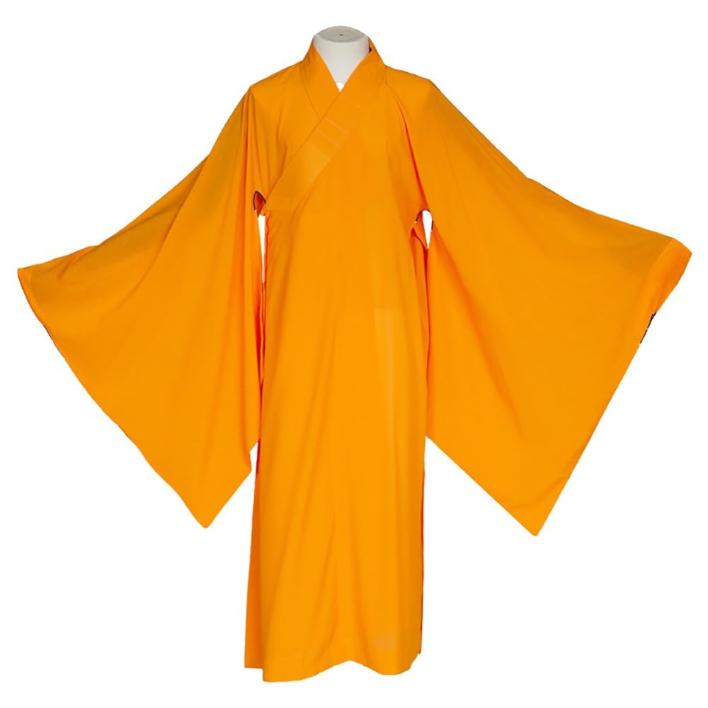 Robe de méditation quatre saisons ample et respirante jaune XXL