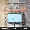 Happybuy Blue Manual Carpet Sweeper: A Compact Cleaning Powerhouse. Boasting a 300 - ml dustbin and a 6.7 - inch Cleaning Width, This Sweeper is Your go - to Solution for Keeping Home