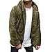 Allence Herren Teddy Fleece Jacke mit Taschen Warm Plüsch Mantel Hoodie Sweatshirt Outwear Farbe Größe Wählbar