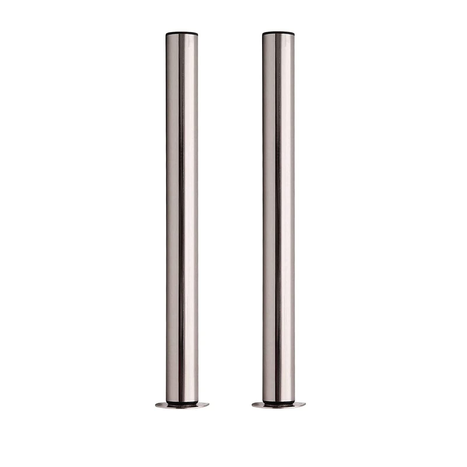 GREENSAPPIRE Table Leg Adjustable Height 710mm-1100mm Breakfast Bar Worktop Support Table Leg Brushed Steel for Furniture Dining Table Coffee Table Bar Table (Nickel Brushed, 2 PCS)