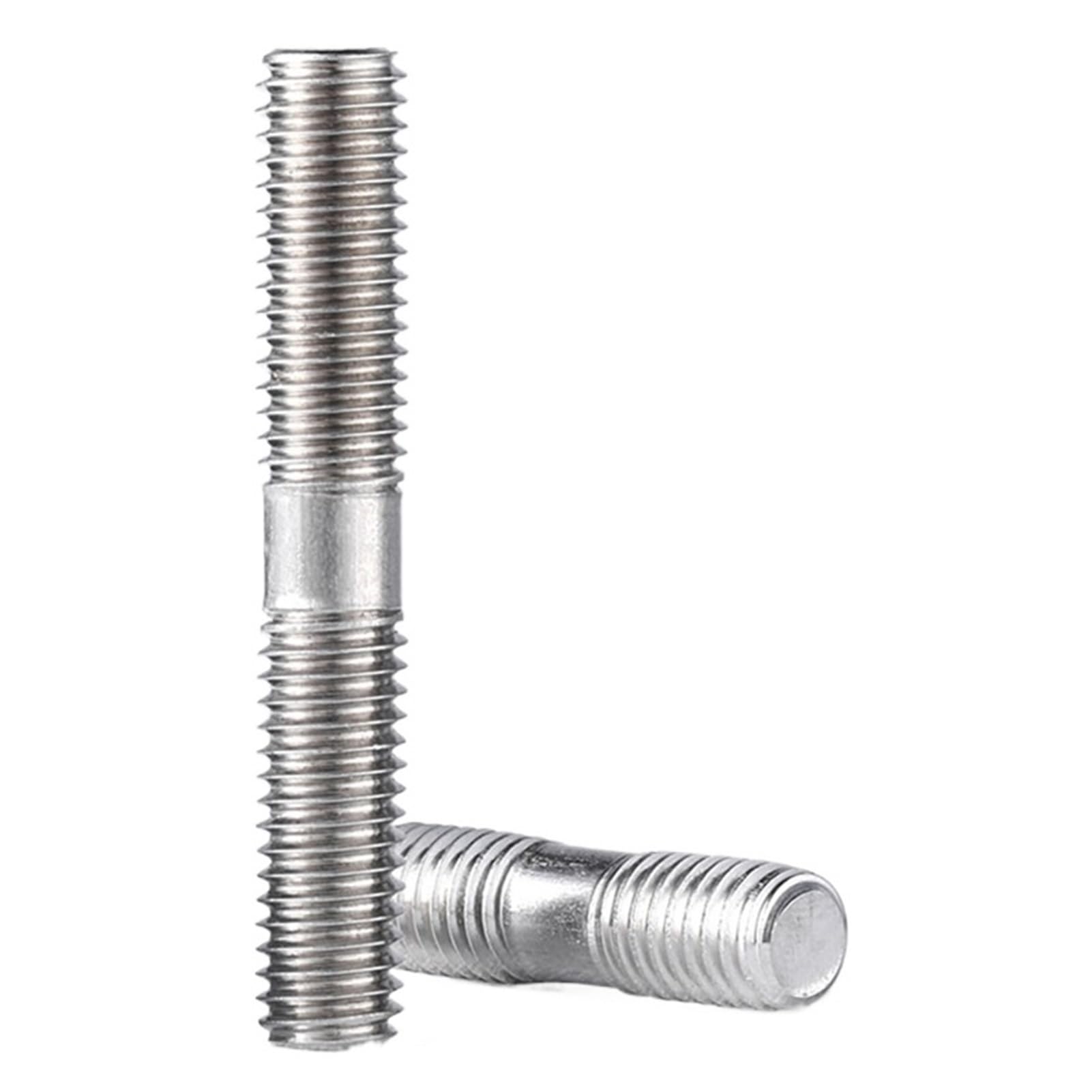 pręt gwintowany, Śruby dwustronne ze stali nierdzewnej 304 1-5 szt. M3-M16 60-95mm(95mm,M161pcs)