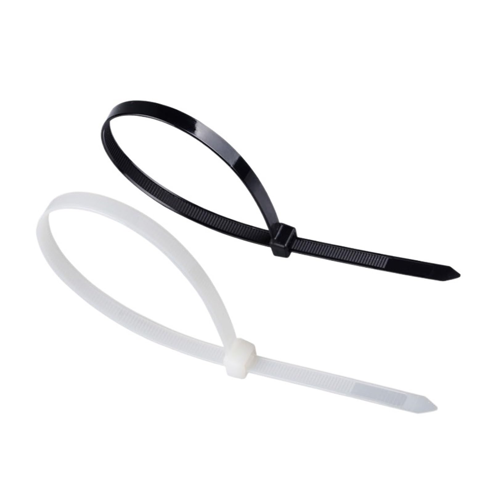 100 pz Fascetta for cavi Serie 8 Larghezza 5.2 * 200/250/300/400MM Nylon Autobloccante Nero(8X400mm withd 5.2mm,Black)