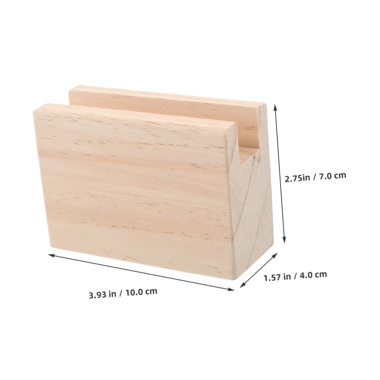 KALLORY 2pcs Heavy Duty Wooden Bed Risers Furniture Heightening Supports for Beds Tables and Increases Height for Easy Access and Storage and Stable Design