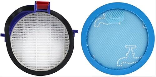 Kit de filtro de repuesto diseñado para adaptarse a Dyson DC24 Animal DC24 Multi-Floor the Ball Filter Kit incluye filtros lavables y Hepa para