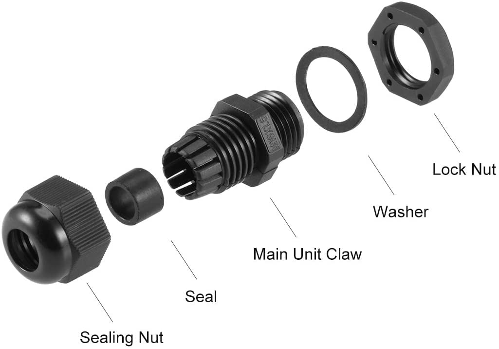 Presse-étoupe Avec Filetage Métrique Mx1,5 En Plastique ? Chez HB Di, 0,69