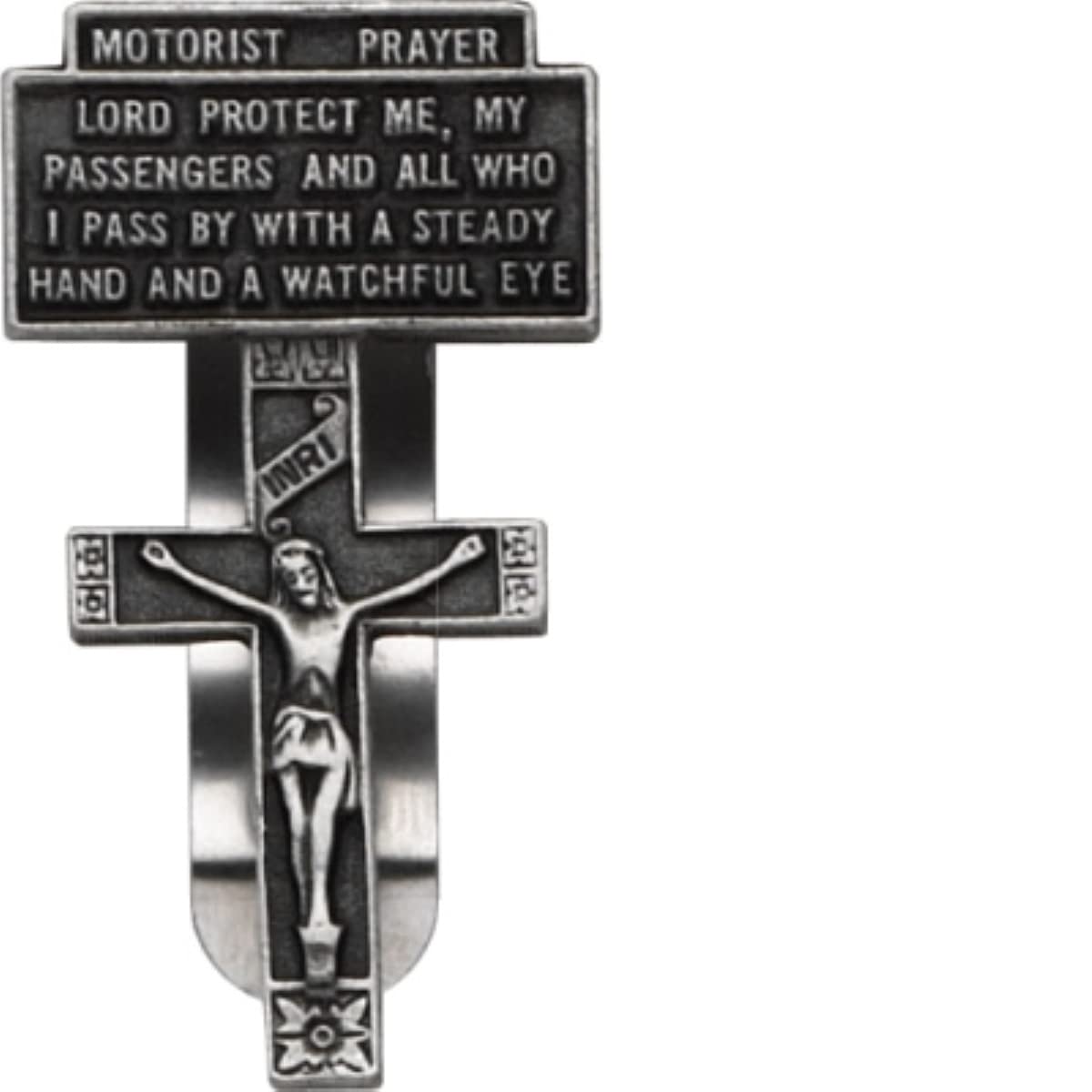 Cathedral Art (Abbey & CA Gift Auto Visor Clip, Motorist Prayer, Multi, Multi Color