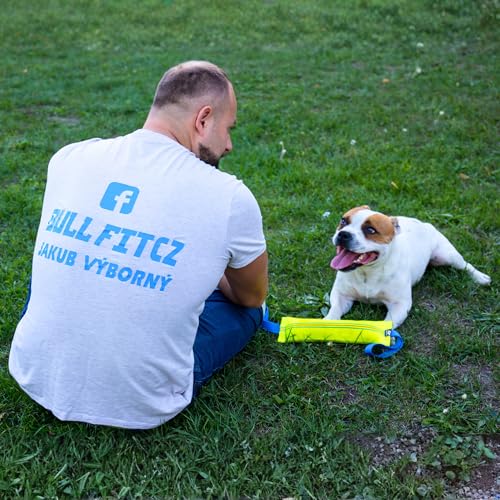 Bull Fit Beisswurst für Hunde, 30 cm, mit Zwei Schlaufen (2er-Pack) - Sehr Robustes Hundespielzeug zum Training, Tauziehen und Zerrspiele mit Hund - Aus hochwertigem Feuerwehrschlauch handgefertigt
