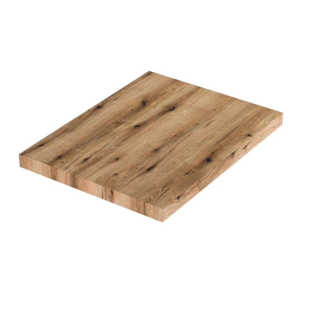 Kiamami Valentina - Top Sospeso Per Lavabo Bagno 60Cm In Rovere Naturale