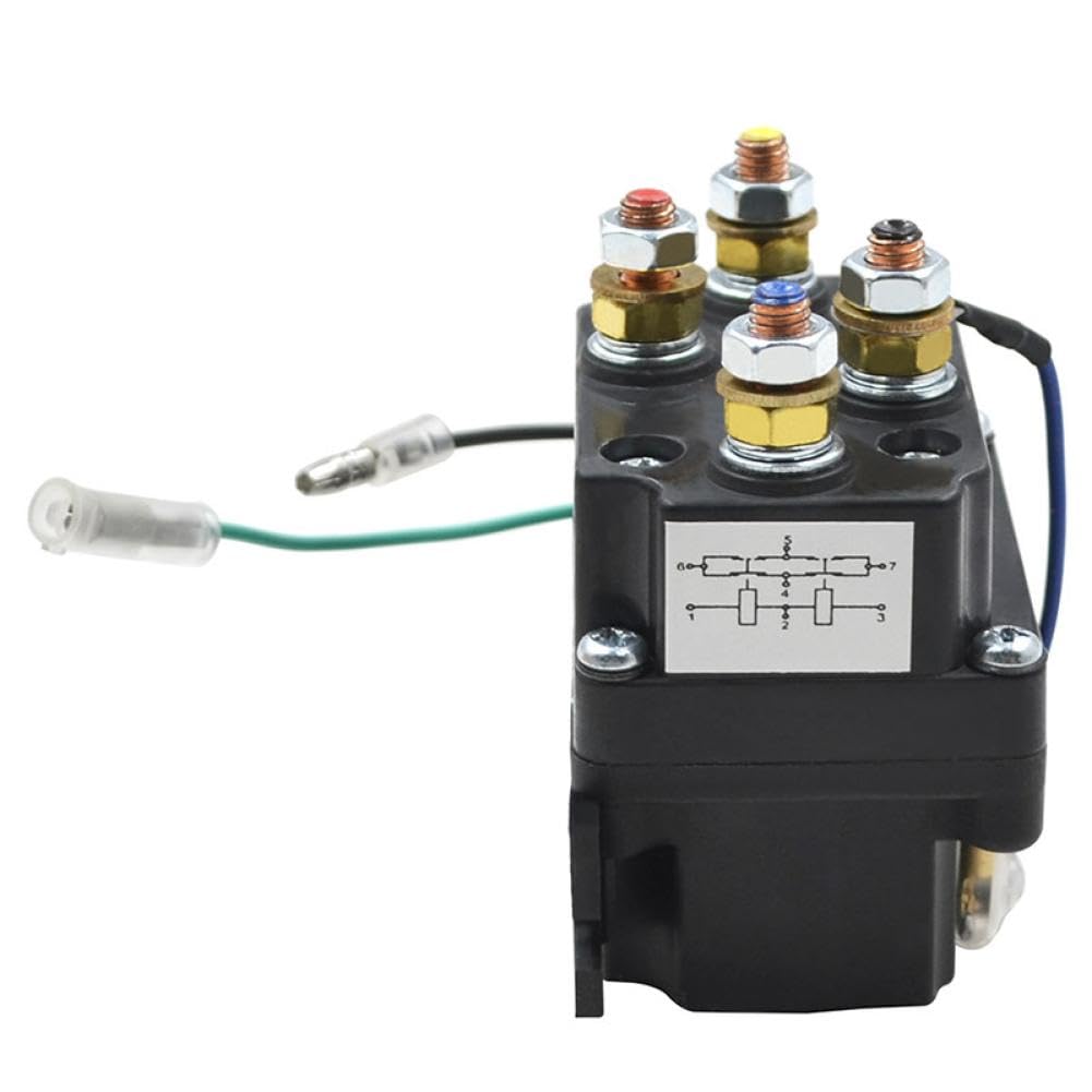 Contacteur Solénoïde 12V 250A Pour Moteur De Treuil Et Balayeuse À Neige Compatible Avec ST17 A2500 RT15 Terra25 14501 14551 10028 10032 KT2500