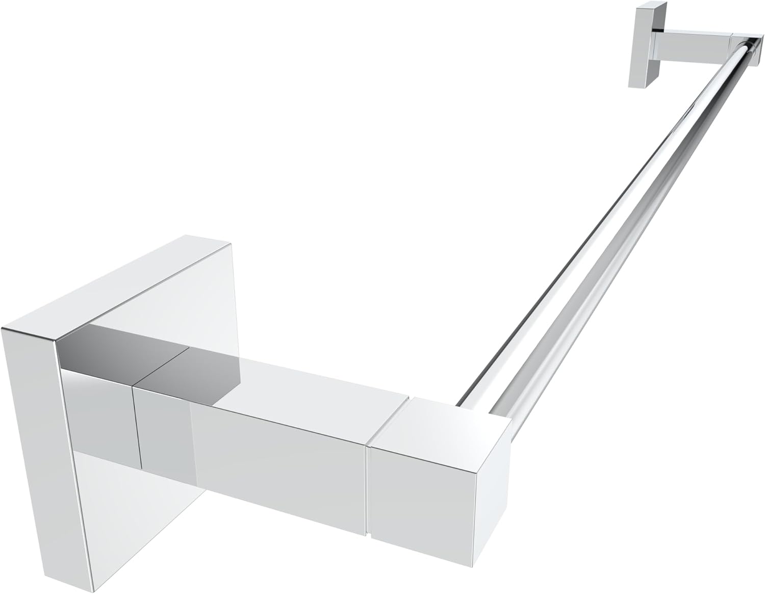 RUACQ Towel Bar 24inch, Towel Racks for Bathroom, 304 Stainless Steel Towel Holder Wall Mounted, Heavy Duty Bathroom Decor Towel Rod (Chrome) Chrome 24 inch(Center to Center)