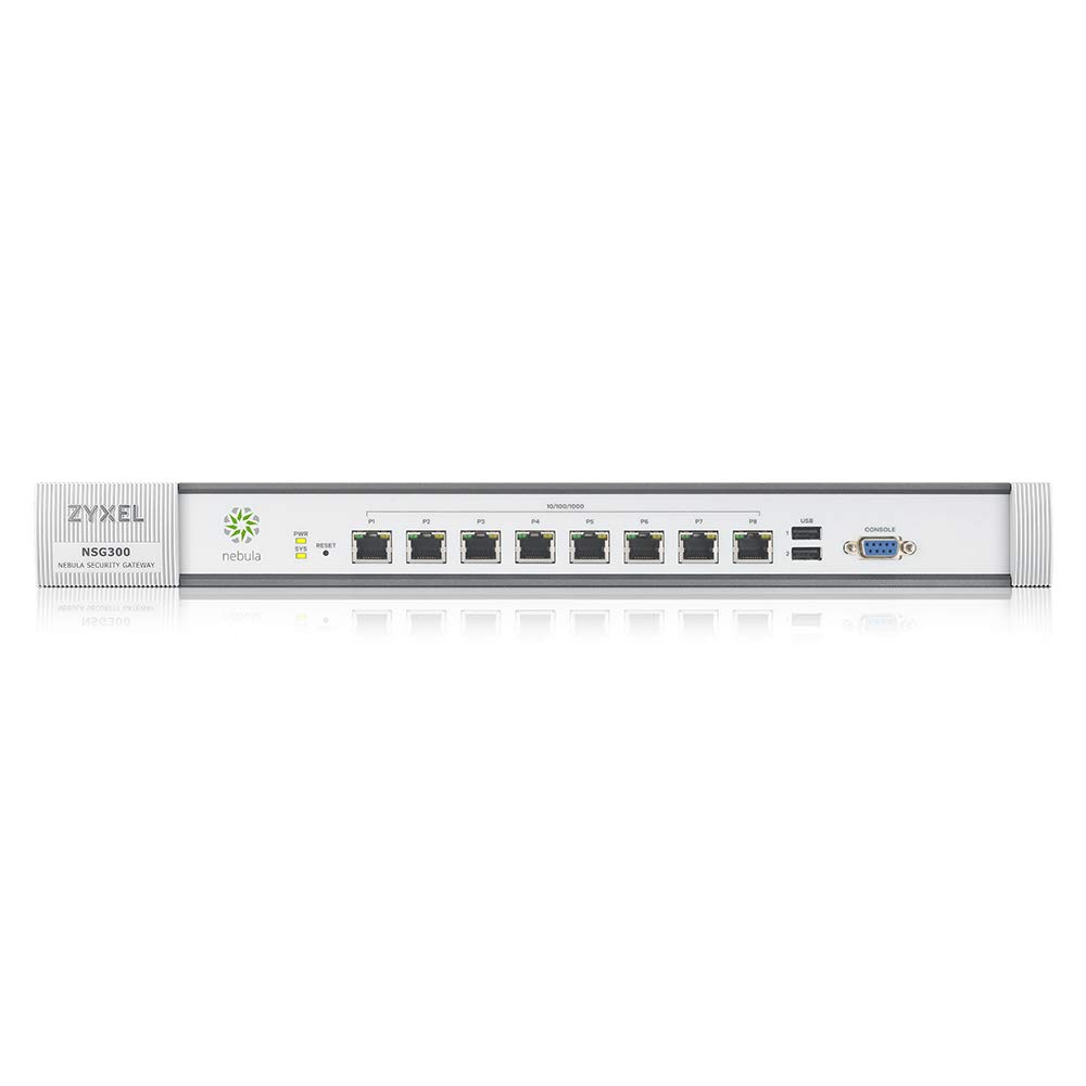 ZyXEL Nebula Cloud Security 300 VPN Idp Gateway (servicio incluido por 1 año) Incluye administración de nube y licencia de servicio IDP NSG300