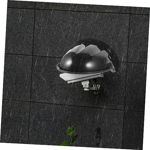 Cámara y sol protector de seguridad de ABS negro contra rayaduras 4