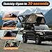 Naturnest Sirius 1 Hardshell Rooftop Tent, Clamshell Pop Up Car Roof Tent for 2-3 Person Camping, Waterproof UV-Resistant 4 Season Overland Tent for SUV, Truck, Jeep, Van, Trailer