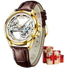 Brown Band with Gold and Silver Dial