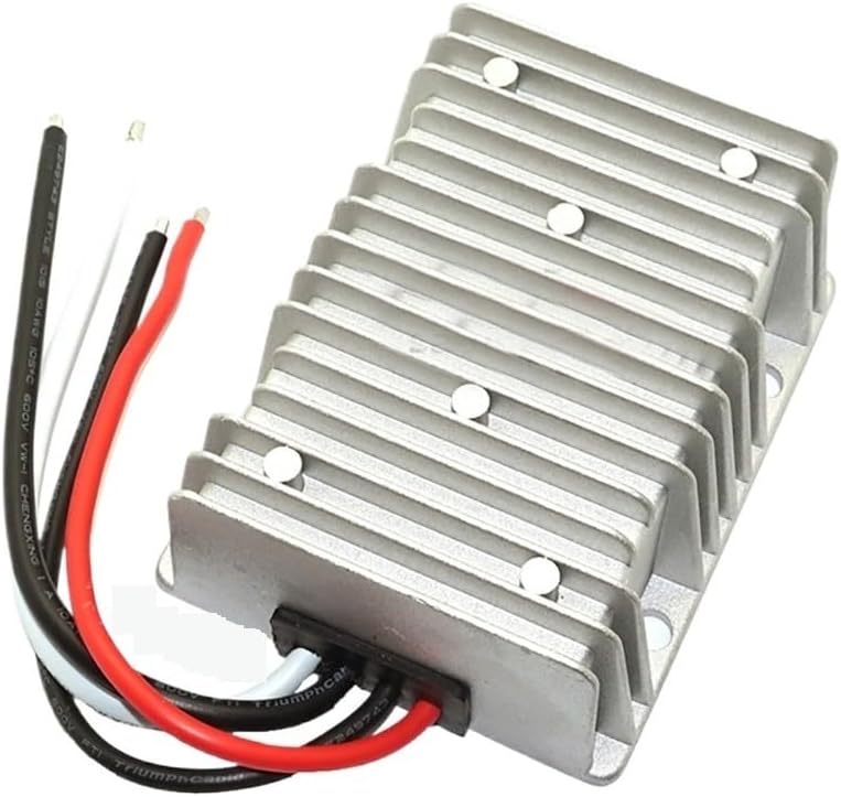 DC 8-36V 12V 24V to DC 12.6V 13.8V 14.5V 16.8V 20A Battery Charger Dual Battery System Buck/Booster Converter for Car Boat(16.8V 10A)