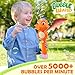 Chridark Dinosaur Bubble Wand Toys for Kids Age 3 4 5 6 7 8 Years Old: Bubbles Machine for Kids, Toddler Outdoor Toys, Gifts Birthday Presents for 3 4 5 6 Year Old Boys Girls