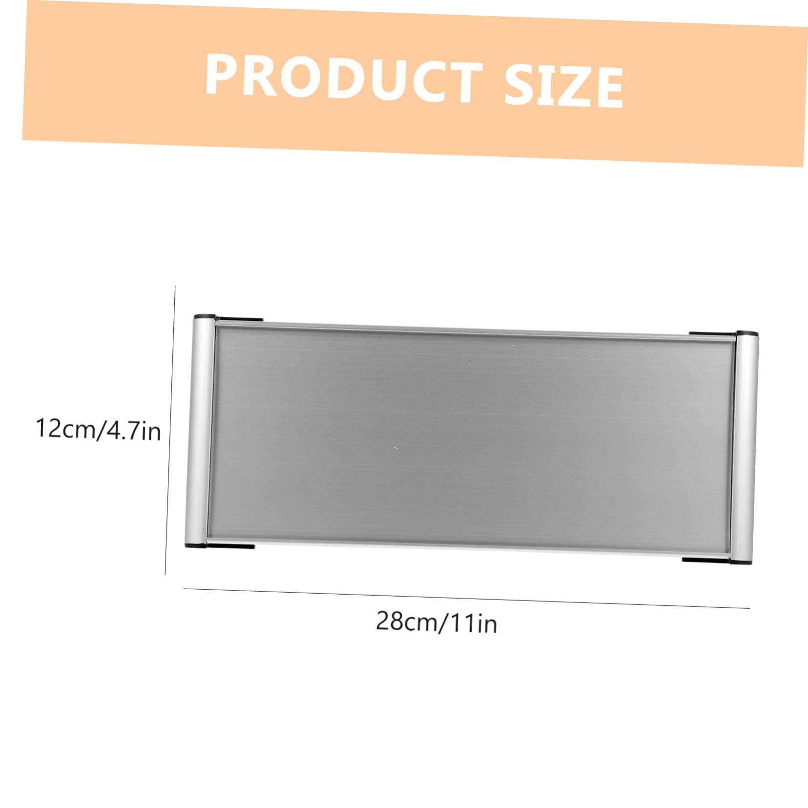 NUOBESTY 12piezas Placa De Nombre Para Puerta Letrero Personalizable Para De Identificación Doble Cara