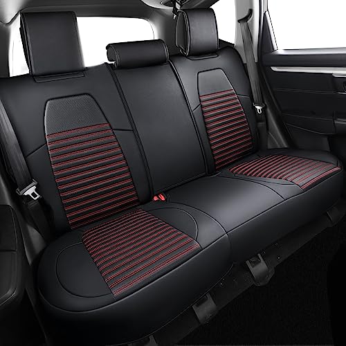 Lingvido Custom Fit Honda Crv Car Seat Covers, Full Set Honda Crv Seat Covers With Waterproof Faux Leather Honda Cr-V Crv Accessories 2017 2018 2019 2020 2021 2022 2023(Not For Hybrid) #TOP1