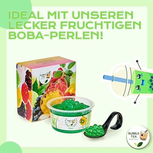 Bubble Tea Express - Leckerer Grüner Apfelsirup 2,5L | Bubble Tea Sirup für Boba Perlen | Apfelsirup für Cocktails, Slushes, Wasser & Gebäck |100% VEGANER Bubble Tea Sirup – Bild 6