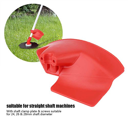 Hongzer Brush Cutter Guard, Brushcutter Guard Shield for 24 26 28mm Dia. Shaft Trimmer Brush