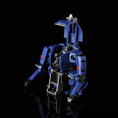 Miniatura 8 de Scakbyer Mech - Kit de construcción de figuras de acción, 3.1 in, escala 160, robot de asalto, modelo MM001, azul océano