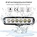 Willpower 4pcs 10pcs 18W 6 Inch LED Work Light Spot Beam Single Row LED Light Bar 12V 24V Super Slim Offroad Driving Lights Fog Lamps for Truck Tractor Boat 4x4 Car SUV ATV