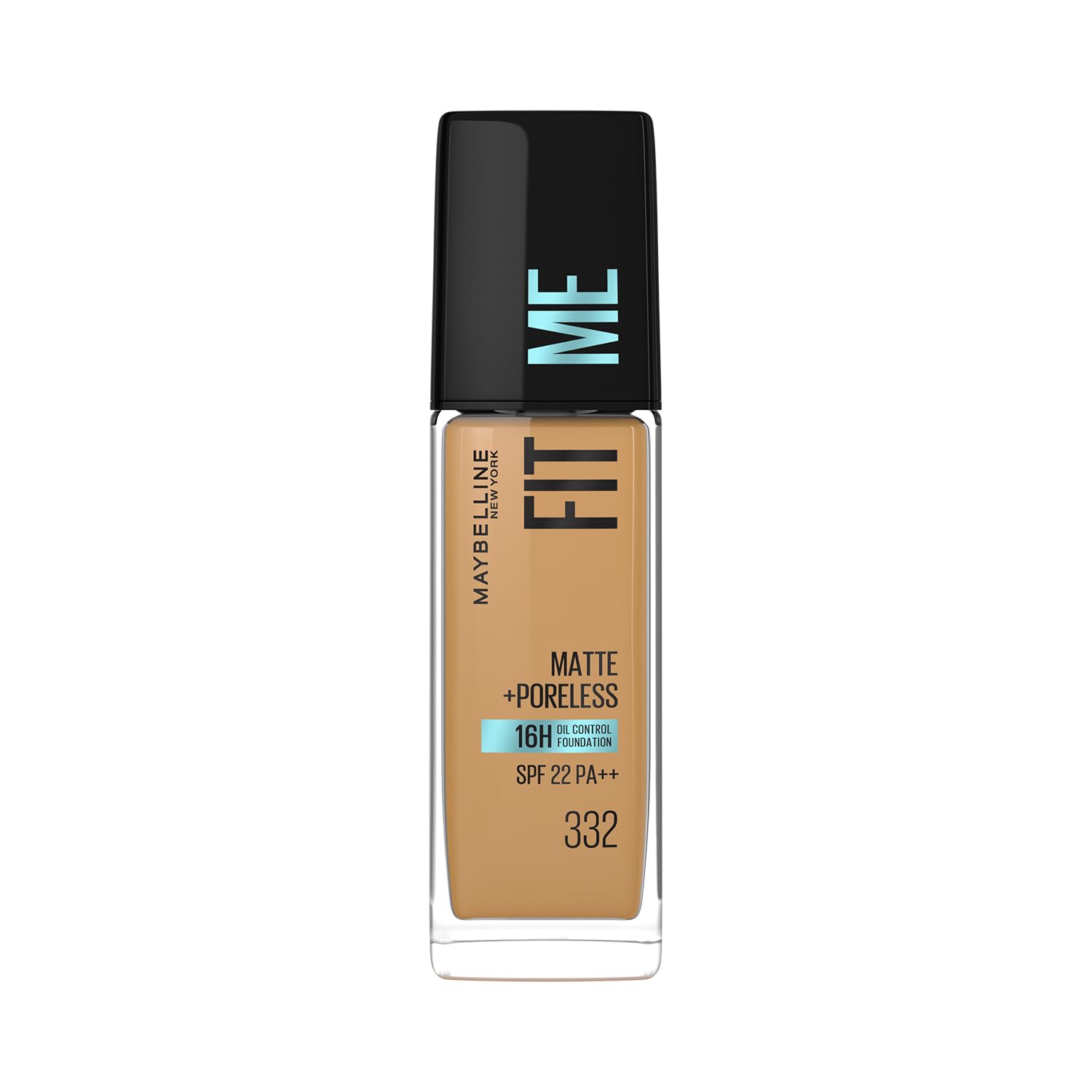 Maybelline New York Fit Me Matte + Poreless Liquid Foundation, pore minimising, lightweight formula suitable for daily us...