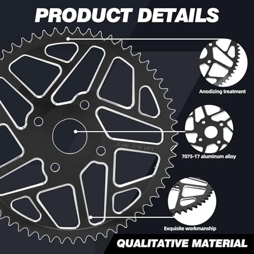 Image of 60T 420 Chain Sprocket 40 /41 /420 40MM Bore Rear Drive Wheel Sprocket CNC for CT200U CT200U-EX BT200X Baja Warrior Predator 212cc 196cc Go Kart Trail 200 MB165 MB200 Mini Bike Black