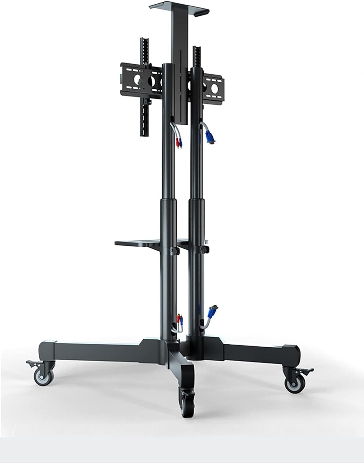 OLSKFUH Rolling Tv Stand, Mobile Tv Cart, Mobile Tv Stand, Bracket Hanger Suitable For Tv Flat Panel,