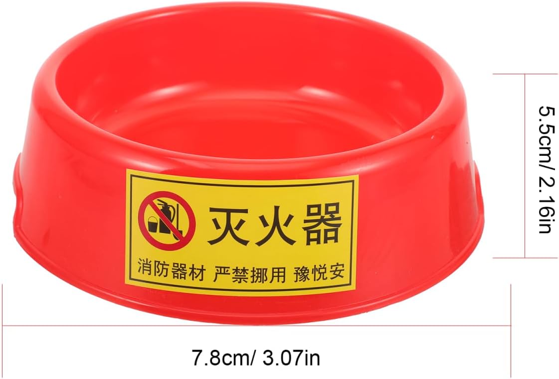 Luxshiny Fire Extinguisher Stand Floor Bracket Plastic Base for Extinguishers Easy Installation Portable Holder for Home Office Safety