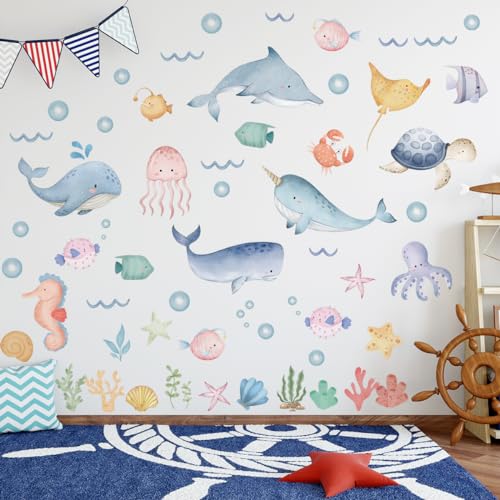 Vinilos Decorativos Animales Marinos Ocean Animal 2 Hojas miniatura 5