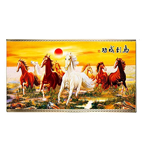 FMHCTN Wand- Heizung- Carbon- Kristall- Fern- Infrarot- Heizung，HD Wanddekoration Warmes Wandbild Wasserdichter Heizlüfter，Sicherheitsschnelle Thermostat- Heizung，Geeignet für Badezimmer