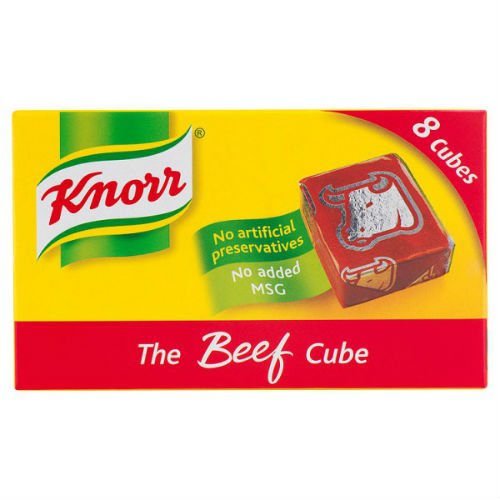 Knorr Beef Stock Cubes 8 x 10g Kast van 12