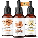 flavours of youth 💗 EINFACHE DOSIERUNG: Unsere Flavor Drops ohne Kalorien werden in einer 30ml Flasche mit praktischer Dosierpipette geliefert– so können Sie tropfengenau dosieren. Je nach Geschmack empfehlen wir bei Getränken, Joghurt und Shakes 5-8 Tropfen auf 250ml, beim Kochen und Backen die doppelte Menge.