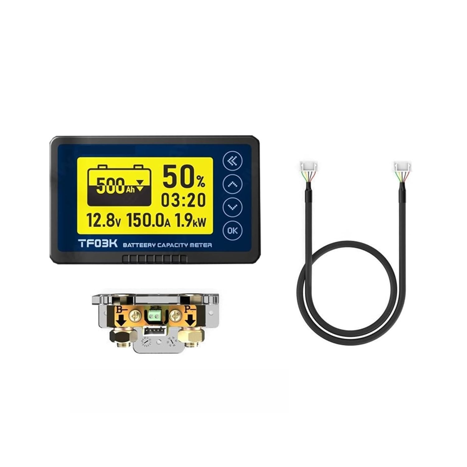 電池チェッカー 4 線式内部抵抗テスター 18650 バッテリー内部抵抗テストメーター 電気自動車