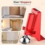 Portable Door Lock for Travel,Alarm Door Stopper,80Db Anti-Theft Door Stoppers Hotel Security for Travelers,Adjustable and Easy to Install for Home, Office, and Travel - Image 5