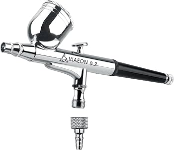 Amazon | VIAEON エアブラシ ハンドピース エアーブラシ 0.2mm え