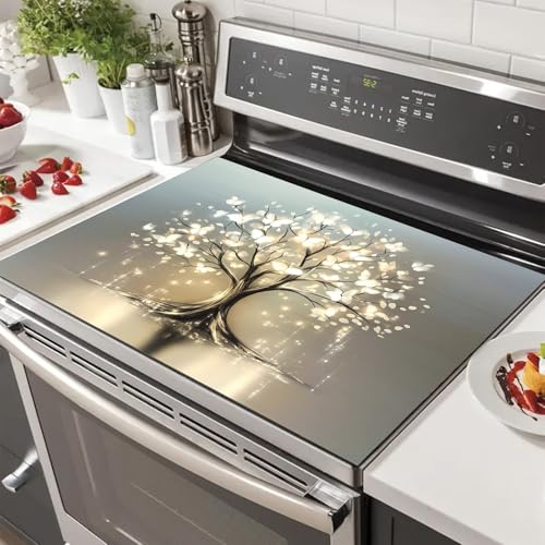 Image of HOMETITUTE Butterfly Tree of Life Stove Covers 28x20 Diatomite Mat