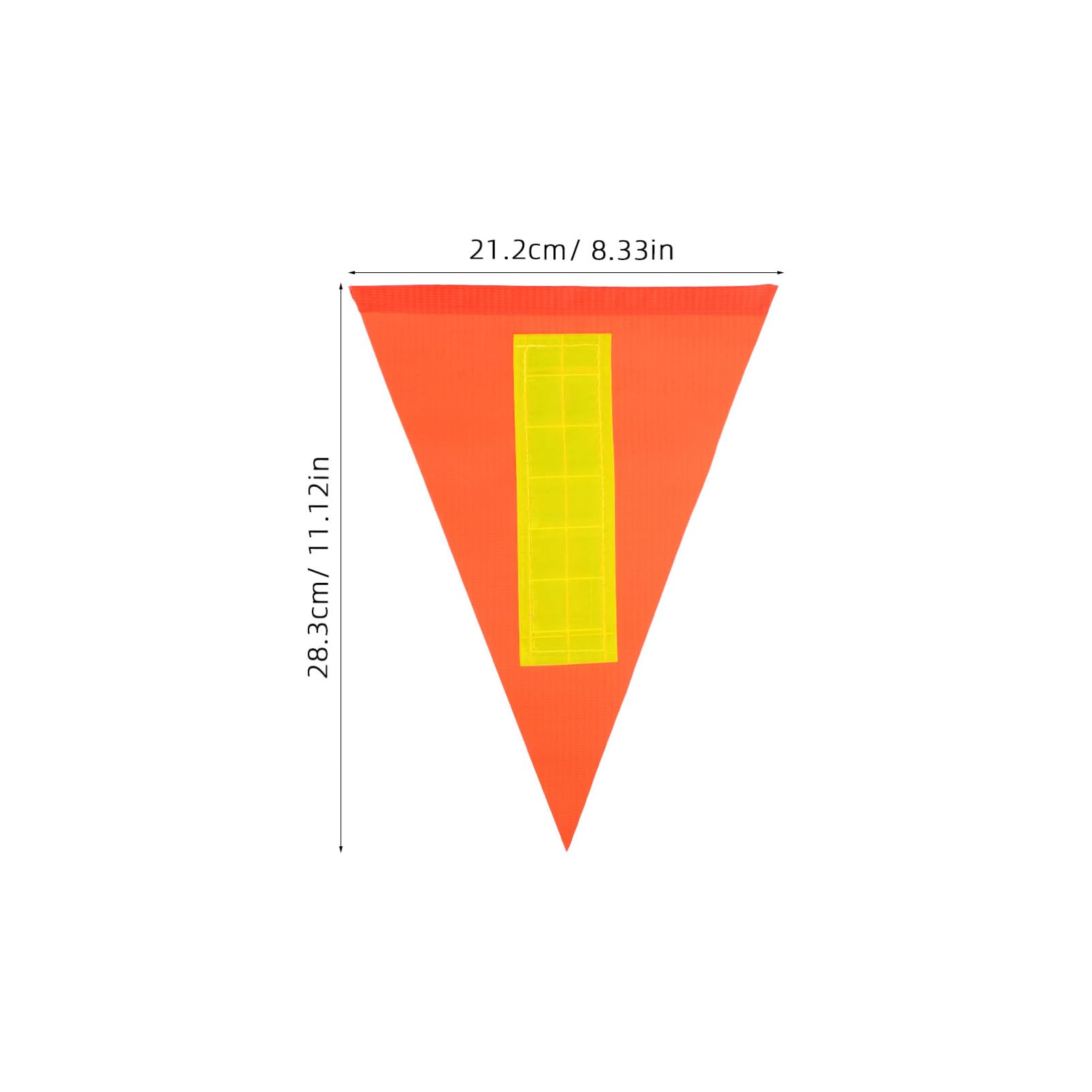 NAMOARLY Portable Bike Flag Decor 5pcs Safety Cycling Flag Bright Colors for Enhanced Visibility PVC Constructi