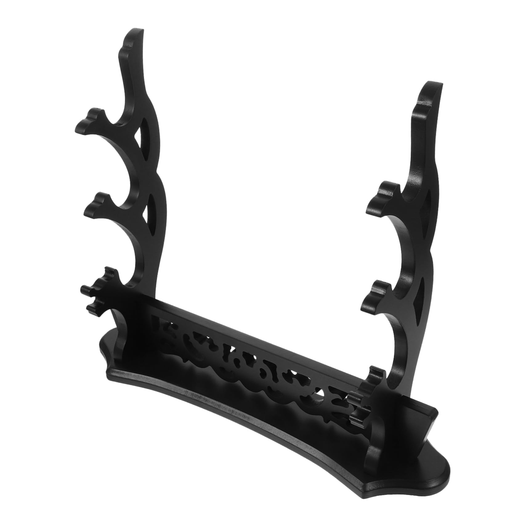 SUPVOX Wooden Sword Holder Dragon Shape Display Stand for Flutes Decorative for Living Room